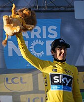 Thomas at the 2016 Paris–Nice, a race that he won.