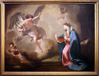 <i>Annunciation</i> (Pittoni) Painting by Giambattista Pittoni