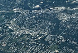 Aerial photograph of Grandville in 2009 Grandville, Michigan aerial view 2009.jpg