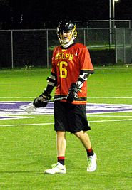 Guelph player in 2014. Guelph Gryphons field player 2014.jpg