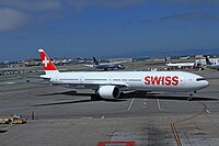 HB-JNH Boeing 777-3DE Swiss SFO 28-05-17 (35907233071).jpg