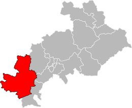 Cantone di Serres – Mappa