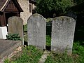 Gravestones to the south of Church of Saint Mary Magdalene in East Ham.
