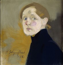 Helene Schjerfbeck, Selbstbildnis, 1912