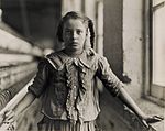 «Adolescent Girl, a Spinner, in a Carolina Cotton Mill», 1908