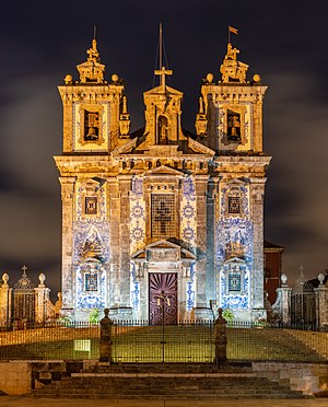 San Ildefonso church, Porto, Portugal