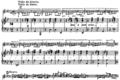 Pahoilaistrillisonaatin partituurin alkua vuodelta 1798 tai -99, ensimmäinen painettu versio.