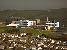 Ilfracombe Arts College with the houses on Fairfield in the foreground Ilfracombe College. - geograph.org.uk - 1227123.jpg