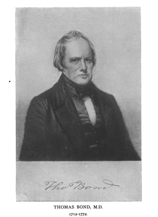 <span class="mw-page-title-main">Thomas Bond (American physician)</span> American physician