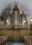 Interieur met orgel