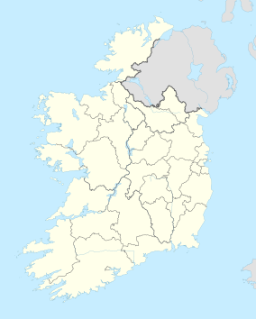 Zemljevid prikazuje lokacijo Burren
