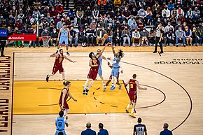 Morant against the Cleveland Cavaliers in 2022