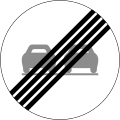 R31 End of the overtaking prohibition