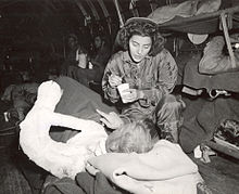 The first United States Navy flight nurse, Jane Kendeigh Jane Kendeigh USN Flight Nurse 1945 a.jpg
