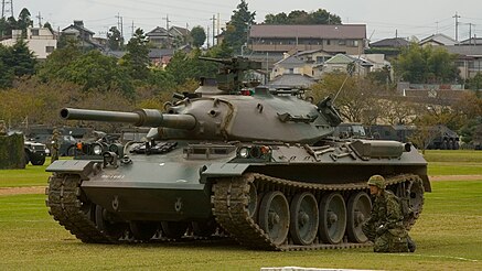 A Tsurushimese Type 81 tank in service with the Jinhai Army.