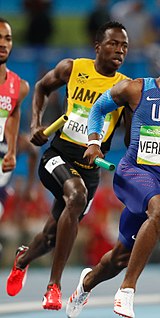 Javon Francis Jamaican sprinter
