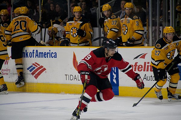 Blandisi during his tenure with the Albany Devils.