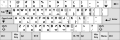 The layout of the Dubeolsik ( 두벌식 ) for old Hangul in Nalgaeset Hangul Input method ( 날개셋 한글 입력기 ). Created by me.