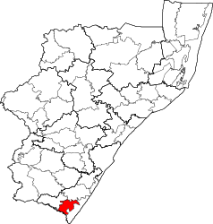 Municipalità locale di Ezinqoleni – Mappa