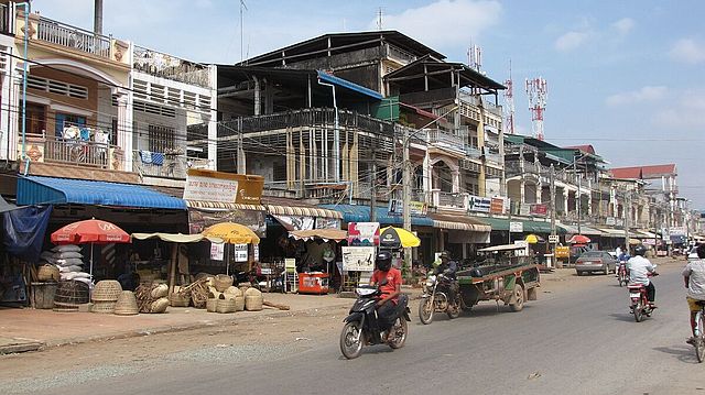 Straße in Kampot