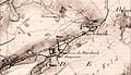 Topographische Aufnahme der Rheinlande, Tranchot / Müffling, Anfang 19. Jahrhundert, Verlauf des Burbaches
