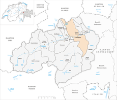 Karte Gemeinde Ilanz Glion 2015.png