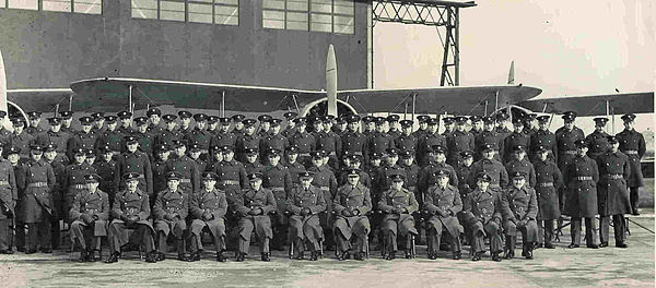 AOC's visit to 46 Sqn at RAF Kenley to present Sqn Plaque 1938