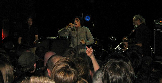 Killing Joke live in Paris during the 2008 tour (Le Trabendo, 27 September 2008).