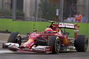Kimi Räikkönen Singaporen GP:ssä 2014