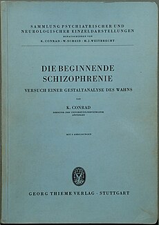 Klaus Conrad - Die beginnende Schizophrenie, 1958.jpg