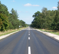 English: National Road N°10 near the entry to Solec Kujawski Polski: Droga krajowa nr 10 w okolicach wjazdu do Solca Kujawskiego