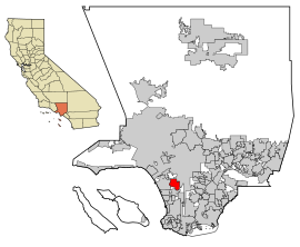 LA County Incorporated Areas Inglewood highlighted.svg