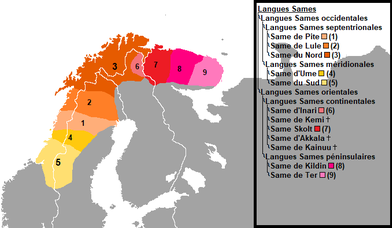 Langues Sames: Classification, Histoire, Écriture