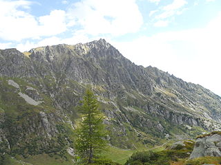 Luisin mountain in Switzerland