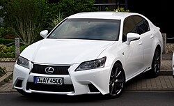 Lexus GS 450h F Sport (IV) – Frontansicht, 18. Juni 2012, Düsseldorf.jpg