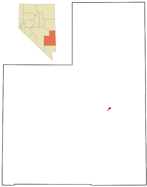 File:Lincoln County Nevada Incorporated and Unincorporated areas Caliente Highlighted.svg
