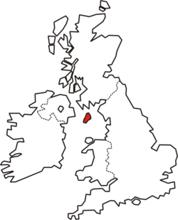 Location of Isle of Man