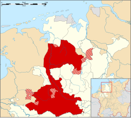 Vescovato di Münster - Localizzazione