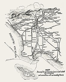 Lamanda Park railway station, pictured on a 1912 Los Angeles map Los Angeles, California, the city and county written by Harry Ellington Brook. 1912.jpg