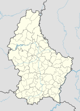 Ettelbruck na mapi Luksemburga