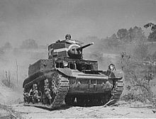 M3 Stuart at Fort Knox, Kentucky, used for training.