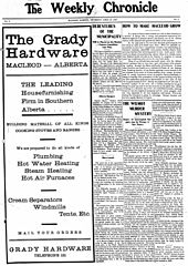 Macleod Chronicle – April 23, 1908