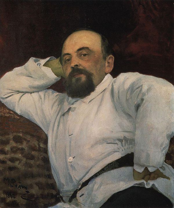 Savva Mamontov. Portrait by Ilya Repin (1880)