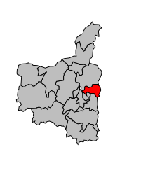 Cantone di Nouzonville – Mappa