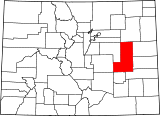 Map of Colorado highlighting Lincoln County.svg
