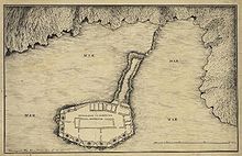 Plano del Fuerte de San Juan Bautista en el siglo xix.