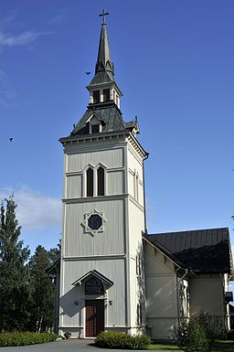 Marieby kyrka i juli 2009