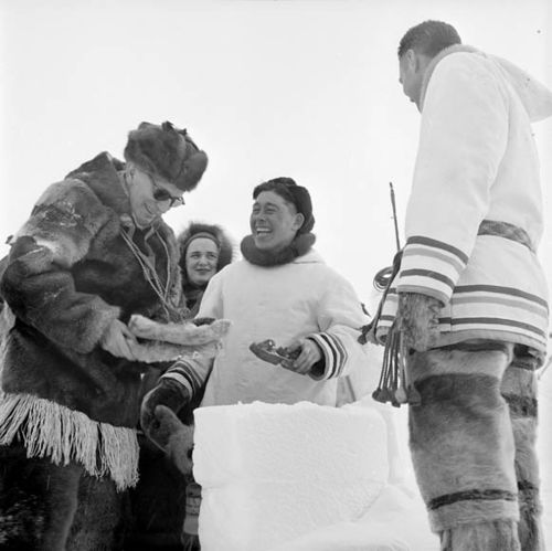 Vincent Massey (left), the first Canadian-born viceroy since Confederation