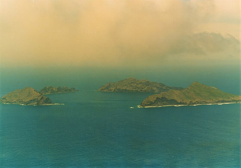 File:Maug Island - as seen from Navy P-3 cockpit on SAR mission - Spring 1988.jpg