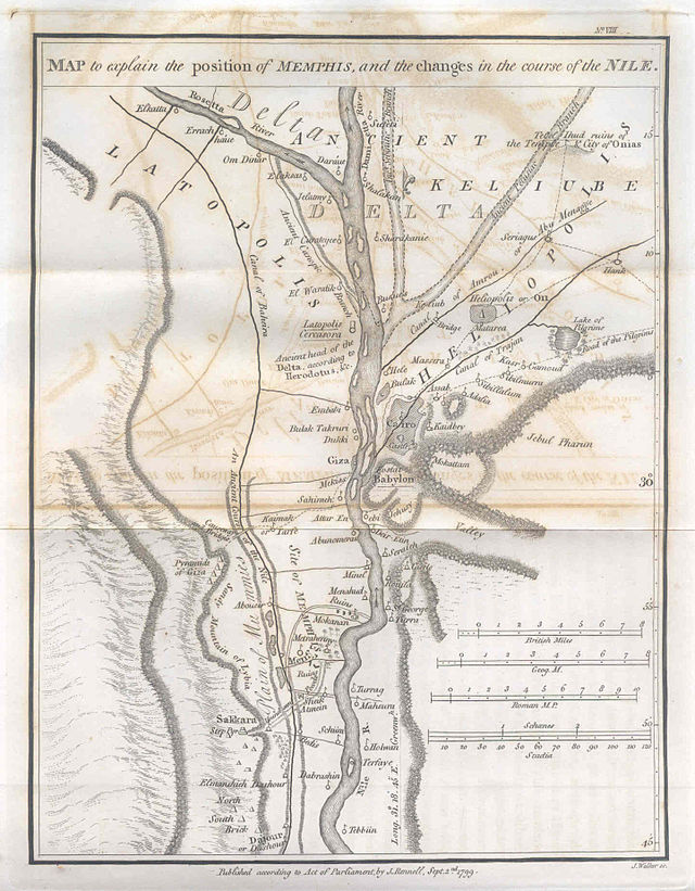 Memphis, Egypt in 1799.
